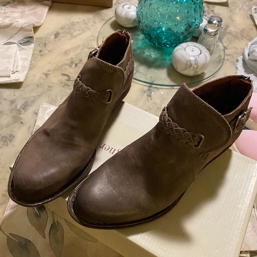 Born Chocolate Brown Booties